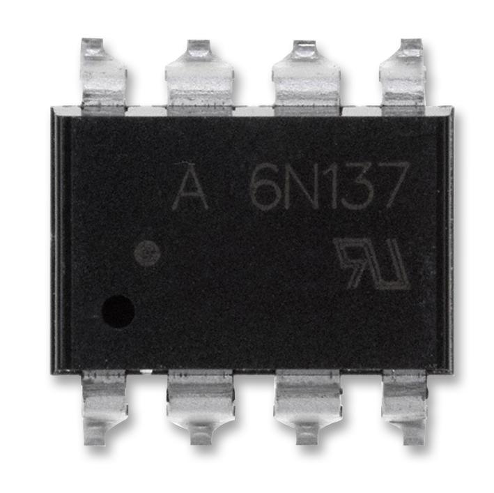 Broadcom 6N136-500E 6N136-500E Optocoupler 1 Channel Surface Mount DIP 8 Pins 25 mA 3.75 kV 19 %