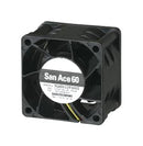 Sanyo Denki 9GA0612P1K03 9GA0612P1K03 DC Axial Fan 12 V Square 60 mm 38 Ball Bearing 53 CFM