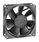 EBM-PAPST 8414NL DC Axial Fan, 24 V, Square, 80 mm, 25 mm, Ball Bearing, 19.4 CFM