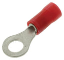 MOLEX 19071-0155 Ring Tongue Terminal, M8, 5/16", 8 AWG, 10.5 mm&sup2;, InsulKrimp 19071, Red