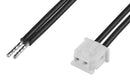 MOLEX 219679-1024 Cable Assembly, Micro-Latch 2.0 Receptacle to Free End, 2 Ways, 2 mm, 1 Row, 600 mm, 23.6 "