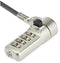 Startech Ltlocknbl LTLOCKNBL Laptop Cable Lock Wedge Slot Portable 4 Digit 2 m Black &amp; Silver