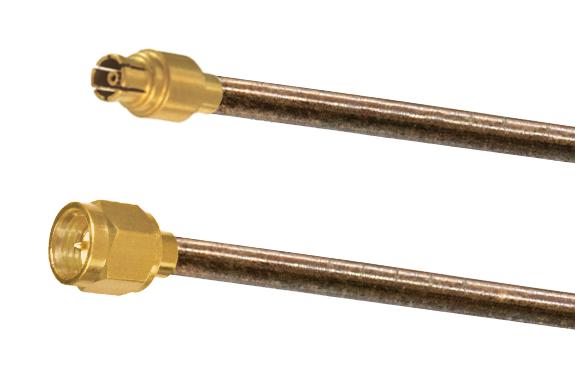 JOHNSON - CINCH CONNECTIVITY 415-0520-012 RF / Coaxial Cable Assembly, SMP Jack to SMA Plug, 0.086" Conformable, 0.086" Semi Rigid, 12 "