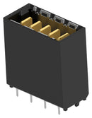 ERNI - TE CONNECTIVITY 214918-E Mezzanine Connector, Plug, 2 mm, 1 Rows, 5 Contacts, Surface Mount, Through Hole Mount