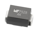 Wurth Elektronik 824521222 824521222 TVS Diode WE-TVSP Series Bidirectional 220 V 356 DO-214AA (SMB) 2 Pins