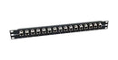 L-COM PR175C6A-16S PR175C6A-16S Patch Panel 16P RJ45 Coupler 1U/CAT6A New