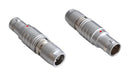 BULGIN LIMITED PPCFGG1B04CLAD Circular Connector, Push Pull X Series, Straight Plug, 4 Contacts, Solder Pin, Push-Pull