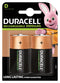 Duracell DC1300 P2 DU DC1300 DU Rechargeable Battery 1.2 V Nickel Metal Hydride 3 Ah D Raised Positive and Flat Negative New