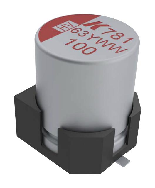 KEMET A781MN187M1VLAV025 Hybrid Aluminium Electrolytic Capacitor, 180 &micro;F, &plusmn; 20%, 35 V, Radial Can - SMD, 0.025 ohm