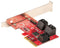 Startech 6P6G-PCIE-SATA-CARD 6P6G-PCIE-SATA-CARD Sata Interface PCI Express 6 Port Gbps