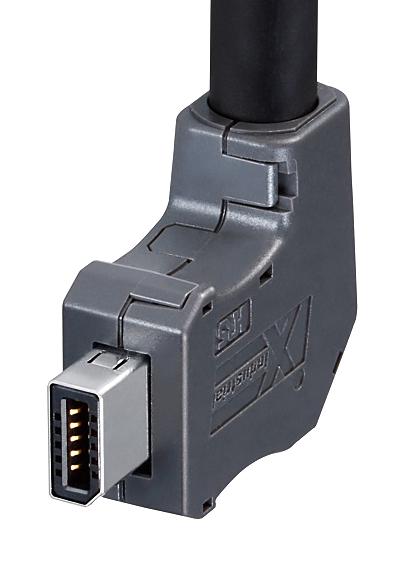 HIROSE(HRS) IX40G-B-10S-CVL2(7.0)(01) IX40G-B-10S-CVL2(7.0)(01) Modular Connector IX Type B Plug 1 x (Port) 10P10C Cat6a Cable Mount