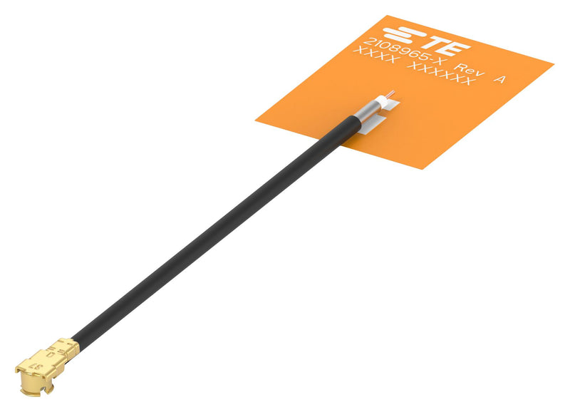 TE CONNECTIVITY 2108965-2 RF Antenna, Adhesive, Linear, 3.1 to 5 GHz, 4 dB, 2.1 VSWR