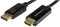 STARTECH DP2HDMM1MB Audio / Video Cable Assembly, DisplayPort Plug, HDMI Plug, 3.28 ft, 1 m, Black GTIN UPC EAN: 0065030861199