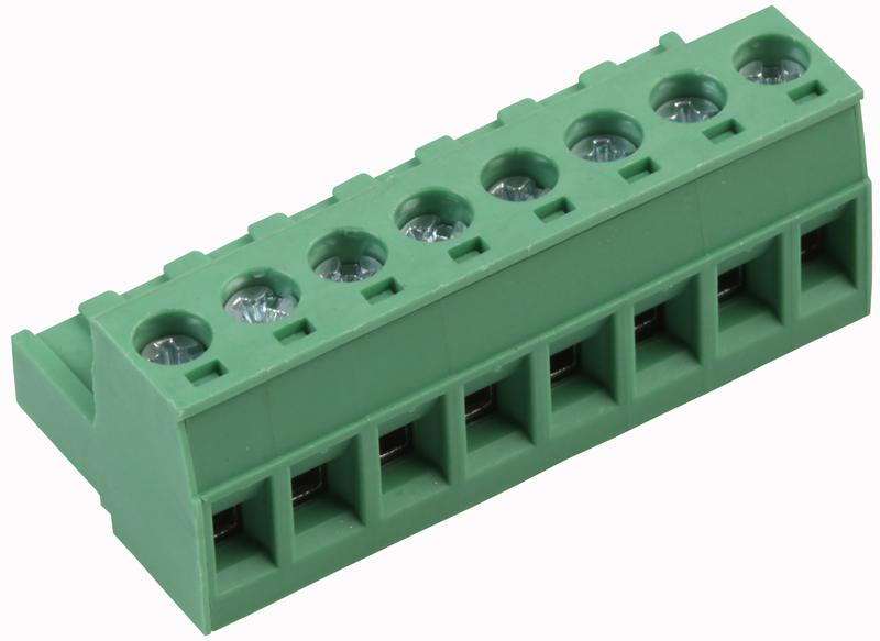 IMO PRECISION CONTROLS 21.950M/8-E Pluggable Terminal Block, 5.08 mm, 8 Ways, 28AWG to 14AWG, 1.5 mm&sup2;, Screw, 17.5 A