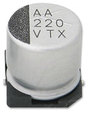 RUBYCON 25TXV100M6.3X8 SMD Aluminium Electrolytic Capacitor, Radial Can - SMD, 100 &micro;F, 25 V, 11 ohm, 1000 hours @ 125&deg;C