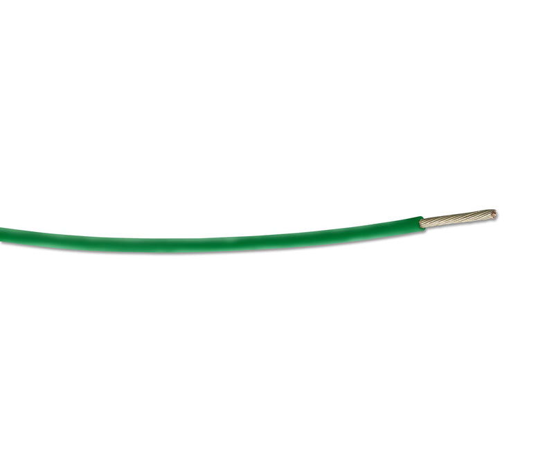 RAYCHEM - TE CONNECTIVITY FLDWC0311-1.00-5 Wire, Stranded, Hook Up, Flexlite&acirc;�&cent;, Polyalkene, Green, 14 AWG, 1 mm&sup2;, 328 ft, 100 m