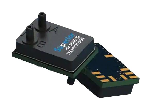 SUPERIOR SENSORS SP160 Pressure Sensor, Multi-range, 4 Pressure Ranges, 160 Inch-H2O, I2C Digital, SPI, Differential SP160-SM02