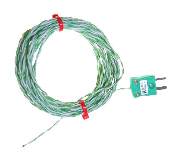 LABFACILITY Z2-K-5.0-MP-1/0.2 Thermocouple, IEC, K, -75 &deg;C, 250 &deg;C, 16.4 ft, 5 m XF-1836-FAR