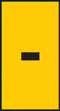 HELLERMANNTYTON 561-02714 Wire Marker, Snap On Pre Printed, - (Minus), Black, Yellow, 5.6mm x 7.1mm, 3.8 mm