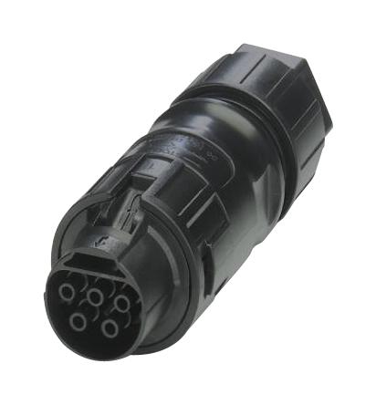 PHOENIX CONTACT 1410656 Circular Connector, IP69K, Photovoltaic, PRC-Connector Series, Cable Mount Receptacle, 5 Contacts GTIN UPC EAN: 4046356904247 PRC 5-FC-FS6  8-21