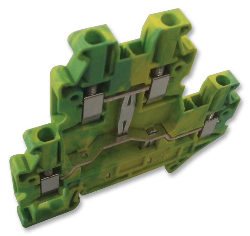 PHOENIX CONTACT 3044665 DIN Rail Mount Terminal Block, 4 Ways, 26 AWG, 12 AWG, 4 mm&sup2;, Screw GTIN UPC EAN: 4017918997038 UTTB 2,5-PE