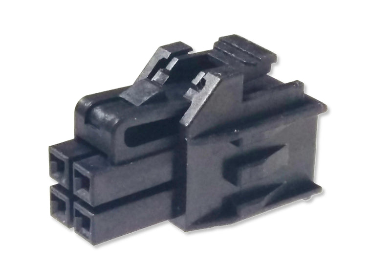 Multicomp PRO MP-5550-04-BK MP-5550-04-BK Connector Housing Black MP WTB 2.5MM Receptacle 4 Ways 2.5 mm