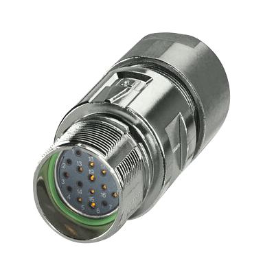 PHOENIX CONTACT 1629103 Sensor Connector, M23 PRO Series, M23, Female, 16 Signal + 2 Power + PE Positions M23-1RS1N8A9002S