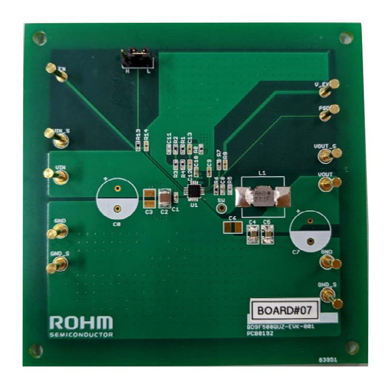 ROHM BD9F500QUZ-EVK-001 Evaluation Board, BD9F500QUZ, Power Management, Buck Converter