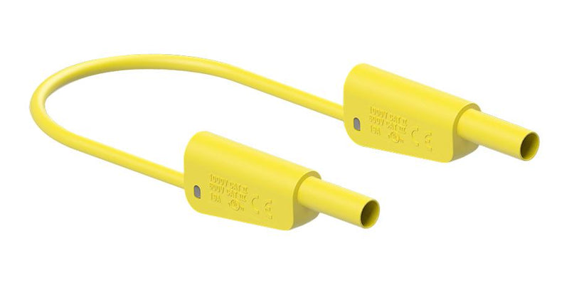 Staubli 66.2014-05024 66.2014-05024 Banana Test Lead 4mm Stackable Plug Shrouded