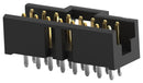 TE CONNECTIVITY 2MM-HSP-D09-VT-02-H-TB Pin Header, Board-to-Board, Wire-to-Board, 2 mm, 2 Rows, 18 Contacts, Through Hole Straight