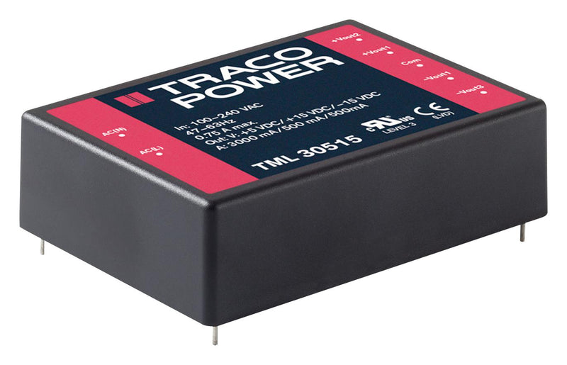 Traco Power TML 20112 TML 20112 AC/DC PCB Mount Supply (PSU) ITE 1 Output 20 W 12 VDC 1.67 A