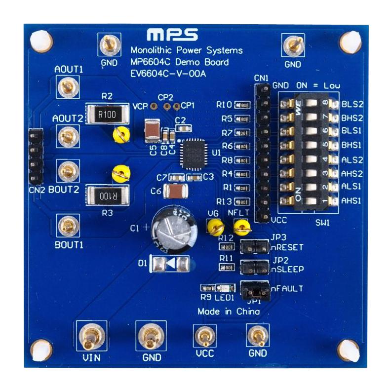 MONOLITHIC POWER SYSTEMS (MPS) EV6604C-V-00A Evaluation Board, MP6604CGV, Dual H-Bridge Motor Driver