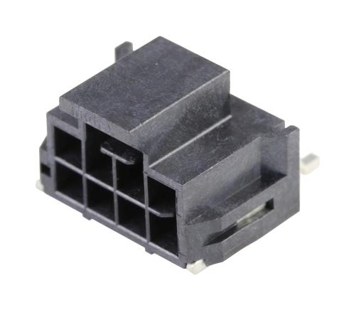 Molex 105405-1108 105405-1108 Pin Header Power Wire-to-Board 2.5 mm 2 Rows 8 Contacts Surface Mount Right Angle