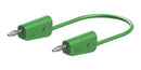 Staubli 64.1030-20025 64.1030-20025 Banana Test Lead 30 VAC 4mm Stackable Plug 78.74 " 2 m Green