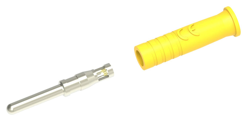 Tenma 72-13934 72-13934 Banana Test Connector Plug Cable Mount 10 A 70 VDC Yellow