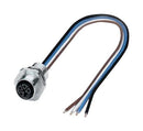 PHOENIX CONTACT 1425587 Sensor Cable, M12 Receptacle, Free End, 4 Positions, 200 mm, 7.9 " SACC-E-M12FSL-4CON-M16XL/0,2