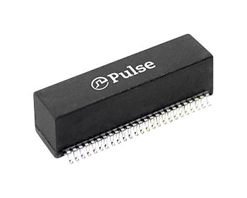 Pulse Electronics HX6136HLT HX6136HLT Ethernet &amp; LAN Transformer 1G Base-T PoE 2 Port 1:1 350 &Acirc;&micro;H 1.5 Kvrms Surface Mount