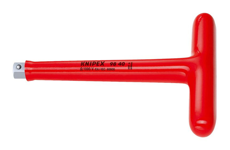 KNIPEX 98 40 T Handle, Square Drive, 1/2" Drive, 200mm L