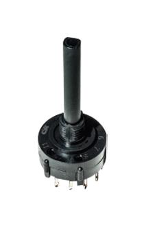 C&K COMPONENTS A12405RNZQ Rotary Switch, 4 Position, 1 Pole, 90 &deg;, 2.5 A, 125 V, A Series