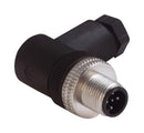 HIRSCHMANN ELWIST 5012 PG7 Sensor Connector, E Series, M12, Male, 5 Positions, Screw Pin, Right Angle Cable Mount