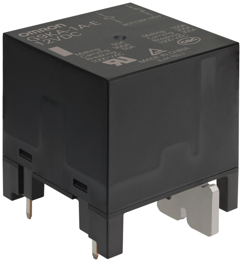 OMRON ELECTRONIC COMPONENTS G9KA-1A-E-DC12 Power Relay, SPST-NO-DM, 12 VDC, 300 A, G9KA Series, Through Hole, Non Latching