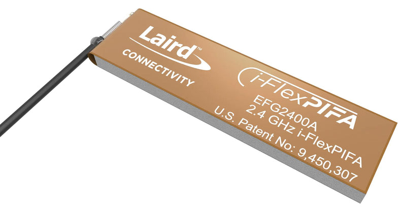 Laird Connectivity EFG2400A3S-10MH4L EFG2400A3S-10MH4L RF Antenna 2.4 GHz to 2.48 Pifa 3.4 dBi 50 ohm Adhesive