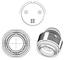 AMPHENOL AEROSPACE HV06RF37-56R MIL SPEC CIR CONN, PLUG, 37-56, CABLE