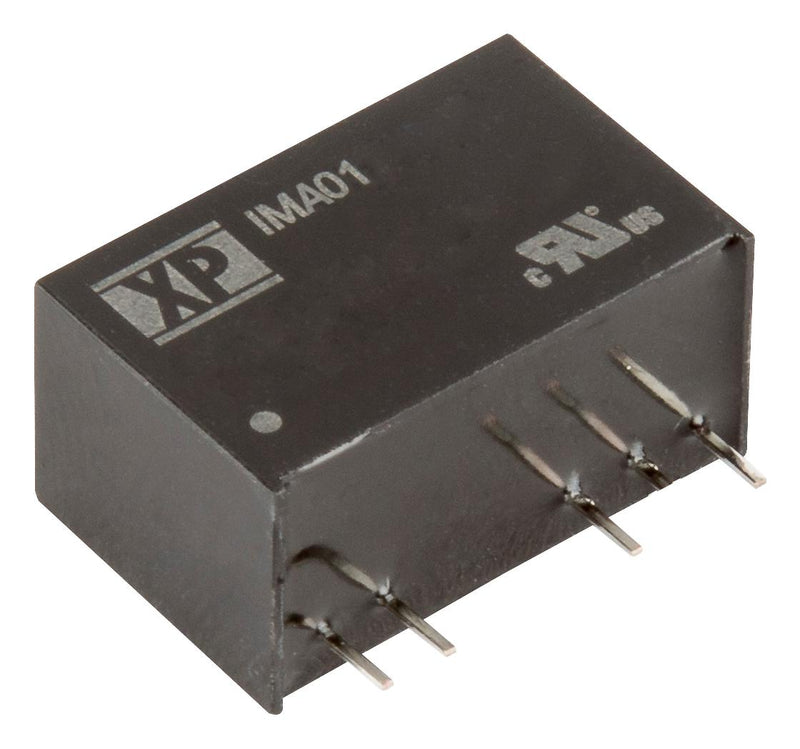 XP Power IMA0105S05 IMA0105S05 Isolated Through Hole DC/DC Converter Medical 1:1 1 W Output 5 V 200 mA