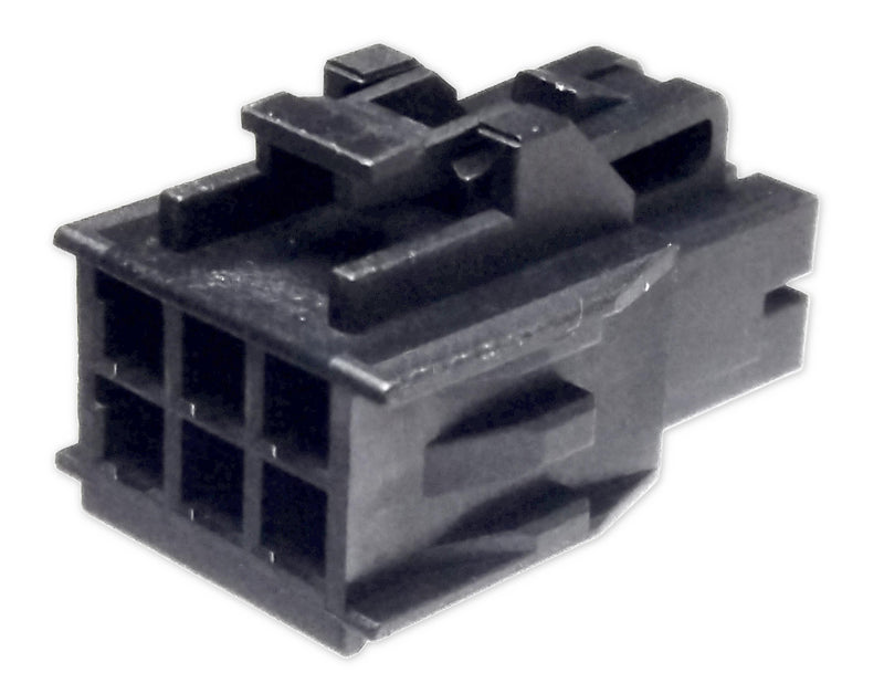 Multicomp PRO MP-5550-06-BK MP-5550-06-BK Connector Housing Black MP WTB 2.5MM Receptacle 6 Ways 2.5 mm