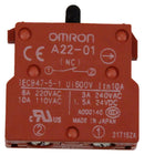 Omron Industrial Automation A22-01 A22-01 Switch Block SPST-NC 1POLE