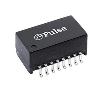 PULSE ELECTRONICS HX1198NL Ethernet & LAN Transformer, 10/100 Base-TX, 1 Port, 1:1, 350 &micro;H, 1.5 kV, Surface Mount