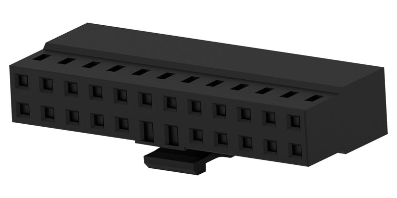 TE Connectivity 2MM-RCP-D12-BX 2MM-RCP-D12-BX Connector Housing Ampmodu 2mm Series Receptacle 24 Ways 2 mm New