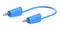 Staubli 64.1030-10023 64.1030-10023 Banana Test Lead 30 VAC 4mm Stackable Plug 39.37 " 1 m Blue