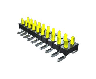 SAMTEC TMM-104-01-G-D Pin Header, Board-to-Board, 2 mm, 2 Rows, 8 Contacts, Through Hole Straight, TMM Series